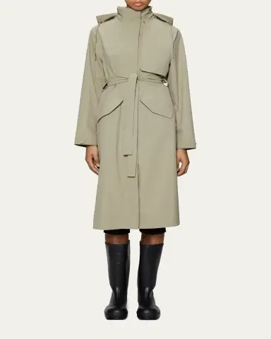 Rains Suva Hardshell A-Line Rain Coat | Thumbnail 4 Rains Suva Hardshell A-Line Rain Coat | Thumbnail 4