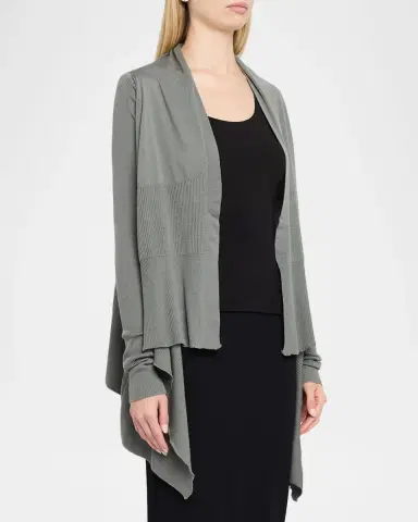 Rick Owens Medium Wrap Wool Shawl Cardigan | Thumbnail 8 Rick Owens Medium Wrap Wool Shawl Cardigan | Thumbnail 8