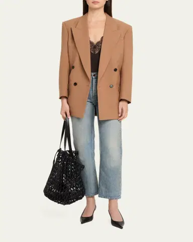 Saint Laurent Panier Medium Beaded Tote Bag | Thumbnail 5 Saint Laurent Panier Medium Beaded Tote Bag | Thumbnail 5