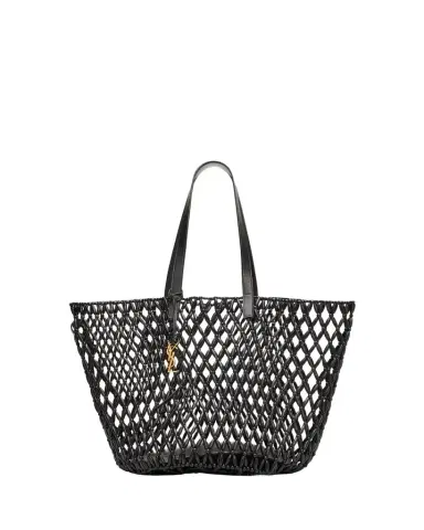 Saint Laurent Panier Medium Beaded Tote Bag | Thumbnail 1 Saint Laurent Panier Medium Beaded Tote Bag | Thumbnail 1