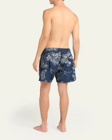 Moncler Men's Tropical Print Swim Shorts | Thumbnail 3 Moncler Men's Tropical Print Swim Shorts | Thumbnail 3