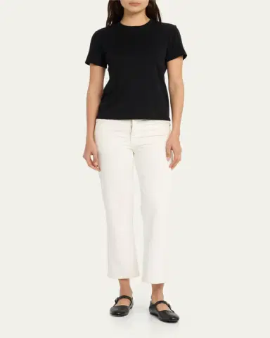 THE ROW Wesler Short-Sleeve Cotton Jersey T-Shirt | Thumbnail 2 THE ROW Wesler Short-Sleeve Cotton Jersey T-Shirt | Thumbnail 2