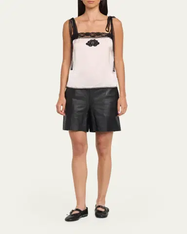 Marc Jacobs Ribbon-Strap Satin Tank Top | Thumbnail 2 Marc Jacobs Ribbon-Strap Satin Tank Top | Thumbnail 2