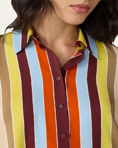Diane von Furstenberg Alexa Striped Silk Shirt | Thumbnail 5 Diane von Furstenberg Alexa Striped Silk Shirt | Thumbnail 5