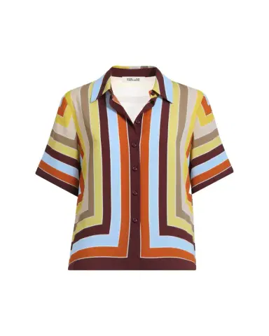 Diane von Furstenberg Alexa Striped Silk Shirt | Thumbnail 1 Diane von Furstenberg Alexa Striped Silk Shirt | Thumbnail 1