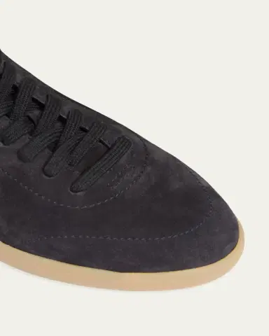 Zegna Men's 232 Suede Low-Top Sneakers | Thumbnail 3 Zegna Men's 232 Suede Low-Top Sneakers | Thumbnail 3