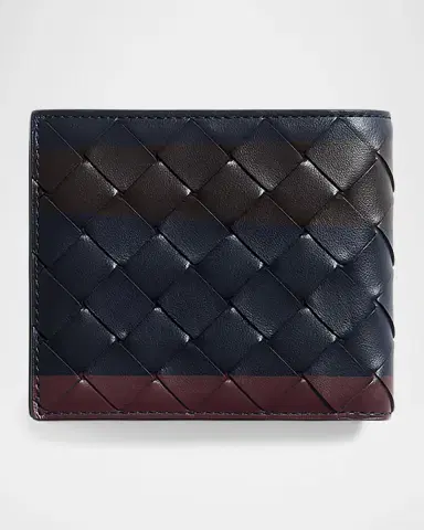 Bottega Veneta Men's Intrecciato Airbrushed Bifold Wallet | Thumbnail 5 Bottega Veneta Men's Intrecciato Airbrushed Bifold Wallet | Thumbnail 5