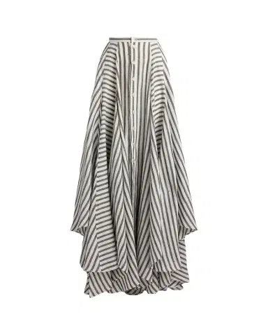 Ralph Lauren Collection Shamus Striped Linen Maxi Skirt | Thumbnail 1 Ralph Lauren Collection Shamus Striped Linen Maxi Skirt | Thumbnail 1