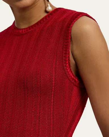 Ralph Lauren Collection Jeena Embroidered Silk-Blend Day Dress | Thumbnail 5 Ralph Lauren Collection Jeena Embroidered Silk-Blend Day Dress | Thumbnail 5