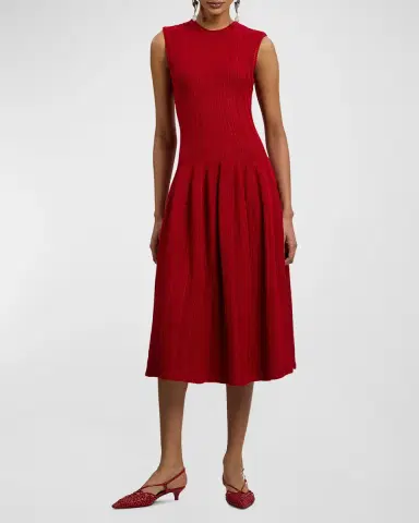 Ralph Lauren Collection Jeena Embroidered Silk-Blend Day Dress | Thumbnail 6 Ralph Lauren Collection Jeena Embroidered Silk-Blend Day Dress | Thumbnail 6