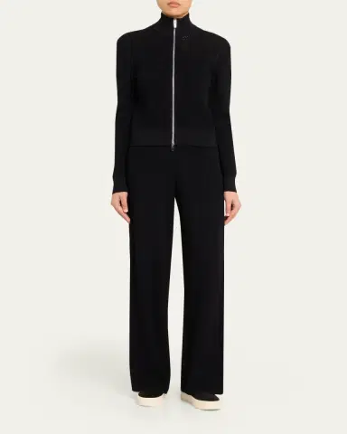A.L.C. Jax Open-Work Zip Cardigan | Thumbnail 2 A.L.C. Jax Open-Work Zip Cardigan | Thumbnail 2