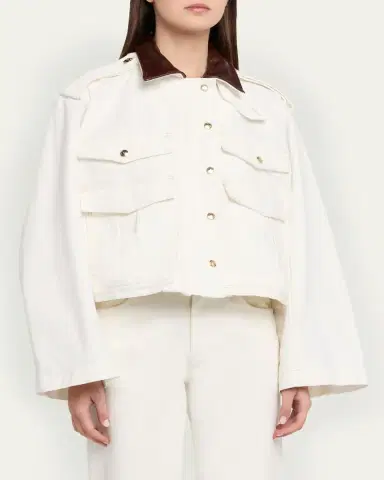 RÙADH The Henderson Oversized Cotton Canvas Jacket | Thumbnail 4 RÙADH The Henderson Oversized Cotton Canvas Jacket | Thumbnail 4