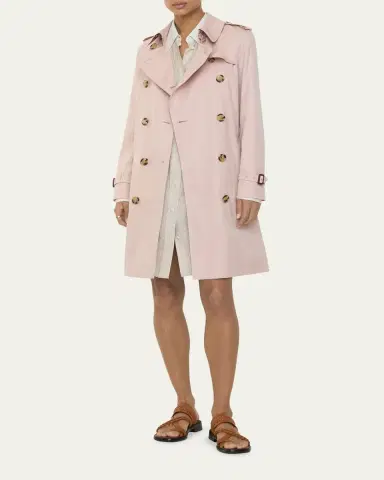 Burberry Kensington Belted Double-Breasted Trench Coat | Thumbnail 4 Burberry Kensington Belted Double-Breasted Trench Coat | Thumbnail 4
