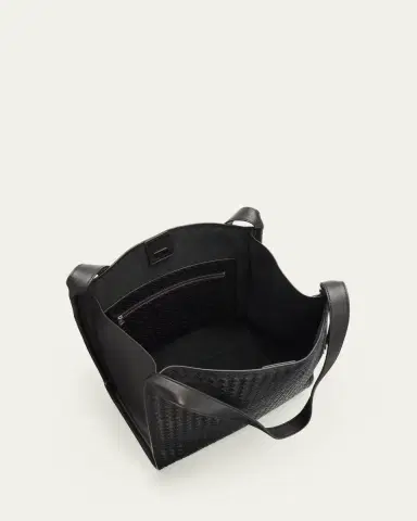 Bottega Veneta Men's Small Corriere Tote Bag in Intrecciato Leather | Thumbnail 4 Bottega Veneta Men's Small Corriere Tote Bag in Intrecciato Leather | Thumbnail 4