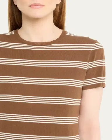 Nili Lotan Lanise Striped T-Shirt | Thumbnail 5 Nili Lotan Lanise Striped T-Shirt | Thumbnail 5