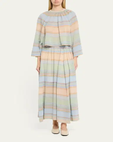 Zimmermann Indra Stripe Circle Skirt | Thumbnail 2 Zimmermann Indra Stripe Circle Skirt | Thumbnail 2