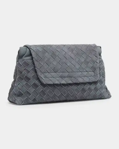 Bottega Veneta Giorno Dustbag Flap-Top Suede Shoulder Bag | Thumbnail 7 Bottega Veneta Giorno Dustbag Flap-Top Suede Shoulder Bag | Thumbnail 7