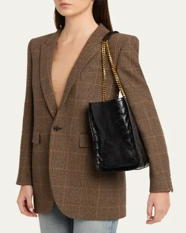 Saint Laurent Niki YSL Chevron Quilted Shopping Tote Bag | Thumbnail 2 Saint Laurent Niki YSL Chevron Quilted Shopping Tote Bag | Thumbnail 2