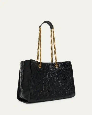 Saint Laurent Niki YSL Chevron Quilted Shopping Tote Bag | Thumbnail 3 Saint Laurent Niki YSL Chevron Quilted Shopping Tote Bag | Thumbnail 3