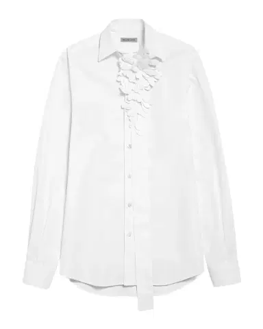 Balenciaga Garden Flower Cotton Poplin Button-Down Shirt | Thumbnail 2 Balenciaga Garden Flower Cotton Poplin Button-Down Shirt | Thumbnail 2