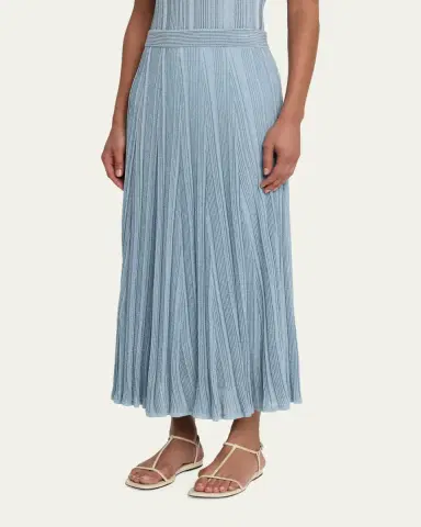 Zimmermann Aster Metallic Midi Skirt | Thumbnail 4 Zimmermann Aster Metallic Midi Skirt | Thumbnail 4