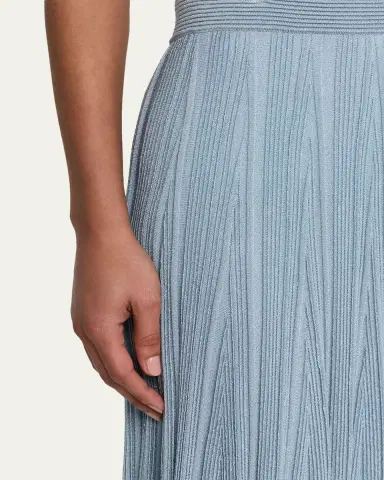 Zimmermann Aster Metallic Midi Skirt | Thumbnail 5 Zimmermann Aster Metallic Midi Skirt | Thumbnail 5