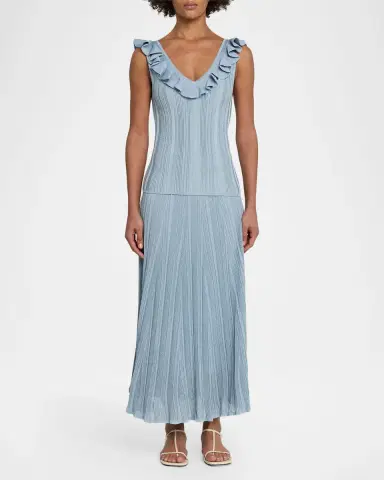Zimmermann Aster Metallic Midi Skirt | Thumbnail 6 Zimmermann Aster Metallic Midi Skirt | Thumbnail 6