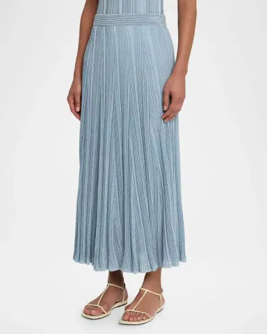 Zimmermann Aster Metallic Midi Skirt | Thumbnail 8 Zimmermann Aster Metallic Midi Skirt | Thumbnail 8