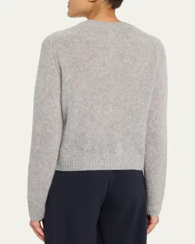Lisa Yang Solene Cashmere-Silk Crewneck Sweater | Thumbnail 3 Lisa Yang Solene Cashmere-Silk Crewneck Sweater | Thumbnail 3
