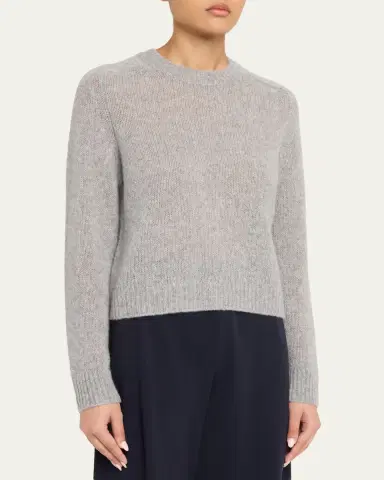 Lisa Yang Solene Cashmere-Silk Crewneck Sweater | Thumbnail 4 Lisa Yang Solene Cashmere-Silk Crewneck Sweater | Thumbnail 4