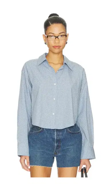 Citizens of Humanity Ana Cropped Shirt | Thumbnail 1 Citizens of Humanity Ana Cropped Shirt | Thumbnail 1