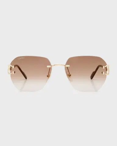 Cartier Rimless Square Metal Sunglasses | Thumbnail 2 Cartier Rimless Square Metal Sunglasses | Thumbnail 2
