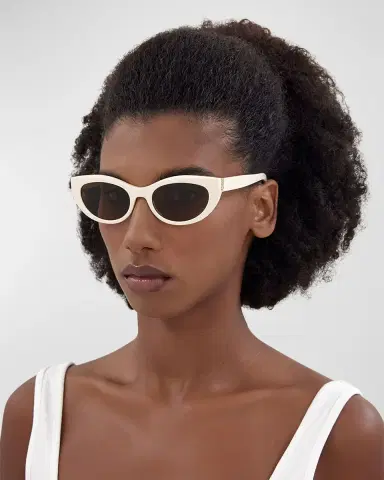 Saint Laurent YSL Acetate Cat-Eye Sunglasses | Thumbnail 2 Saint Laurent YSL Acetate Cat-Eye Sunglasses | Thumbnail 2