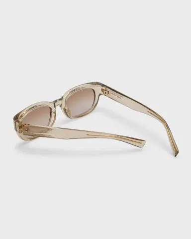Saint Laurent Logo Acetate Rectangle Sunglasses | Thumbnail 2 Saint Laurent Logo Acetate Rectangle Sunglasses | Thumbnail 2