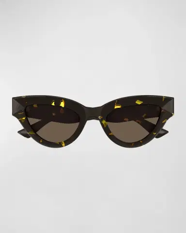 Bottega Veneta Cat-Eye Acetate Sunglasses | Thumbnail 3 Bottega Veneta Cat-Eye Acetate Sunglasses | Thumbnail 3