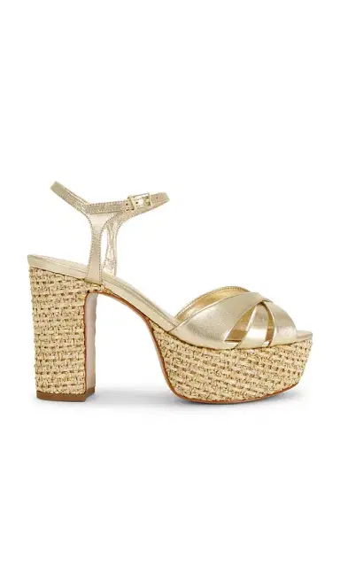 Schutz Keefa Raffia Sandal | Thumbnail 1 Schutz Keefa Raffia Sandal | Thumbnail 1