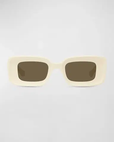 Loewe Anagram Beveled Acetate Rectangle Sunglasses | Thumbnail 3 Loewe Anagram Beveled Acetate Rectangle Sunglasses | Thumbnail 3