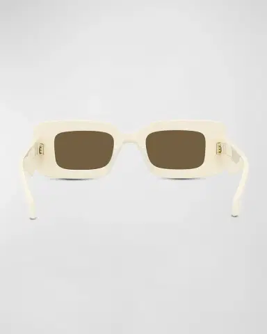 Loewe Anagram Beveled Acetate Rectangle Sunglasses | Thumbnail 5 Loewe Anagram Beveled Acetate Rectangle Sunglasses | Thumbnail 5