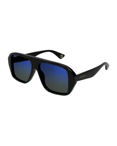 Gucci Men's Oversized Plastic Rectangle Sunglasses | Thumbnail 1 Gucci Men's Oversized Plastic Rectangle Sunglasses | Thumbnail 1
