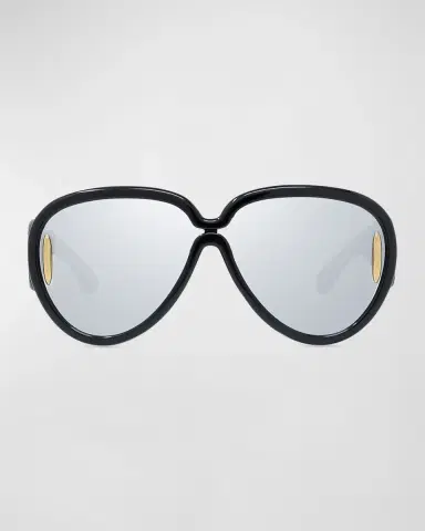 Loewe Men's Anagram Oversized Oval Sunglasses | Thumbnail 3 Loewe Men's Anagram Oversized Oval Sunglasses | Thumbnail 3