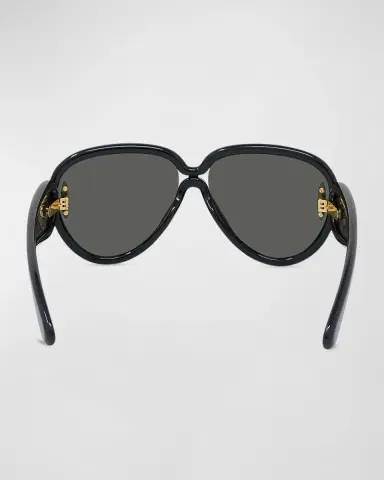 Loewe Men's Anagram Oversized Oval Sunglasses | Thumbnail 5 Loewe Men's Anagram Oversized Oval Sunglasses | Thumbnail 5
