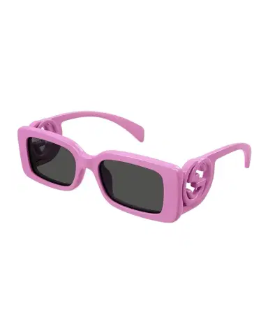 Gucci Monochrome GG Rectangle Acetate Sunglasses | Thumbnail 1 Gucci Monochrome GG Rectangle Acetate Sunglasses | Thumbnail 1