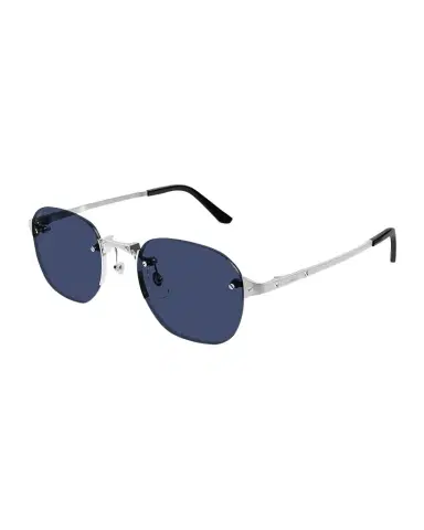 Cartier Men 's CT0459SM Rimless Metal Round Sunglasses | Thumbnail 1 Cartier Men 's CT0459SM Rimless Metal Round Sunglasses | Thumbnail 1