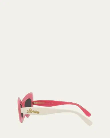 Loewe Multicolor Acetate Butterfly Sunglasses | Thumbnail 7 Loewe Multicolor Acetate Butterfly Sunglasses | Thumbnail 7