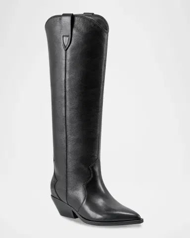 Marc Fisher LTD Ander Western Leather Cowboy Boots | Thumbnail 2 Marc Fisher LTD Ander Western Leather Cowboy Boots | Thumbnail 2