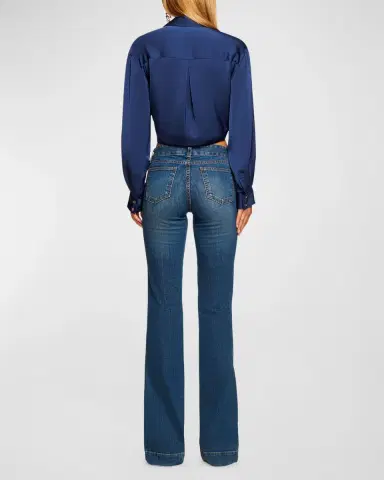 Ramy Brook Kyle Low-Rise Flare Jeans | Thumbnail 3 Ramy Brook Kyle Low-Rise Flare Jeans | Thumbnail 3