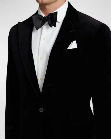 Polo Ralph Lauren Men 's Tailored Velvet Evening Jacket | Thumbnail 6 Polo Ralph Lauren Men 's Tailored Velvet Evening Jacket | Thumbnail 6