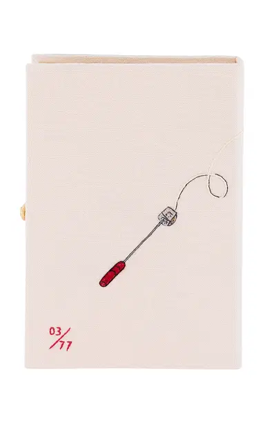 Olympia Le-Tan Fondue Fromage Book Clutch | Thumbnail 5 Olympia Le-Tan Fondue Fromage Book Clutch | Thumbnail 5