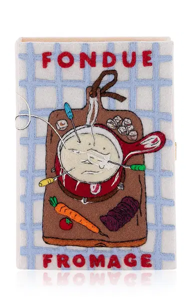 Olympia Le-Tan Fondue Fromage Book Clutch | Thumbnail 8 Olympia Le-Tan Fondue Fromage Book Clutch | Thumbnail 8