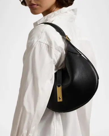 Polo Ralph Lauren Polo ID Leather Small Shoulder Bag | Thumbnail 5 Polo Ralph Lauren Polo ID Leather Small Shoulder Bag | Thumbnail 5